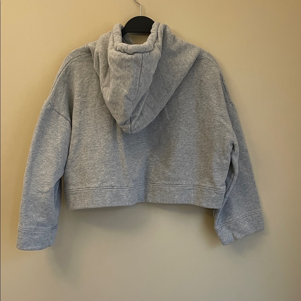 Oak & Fort Women's Cropped Cotton Hoodie Size S - Picture 4 of 6